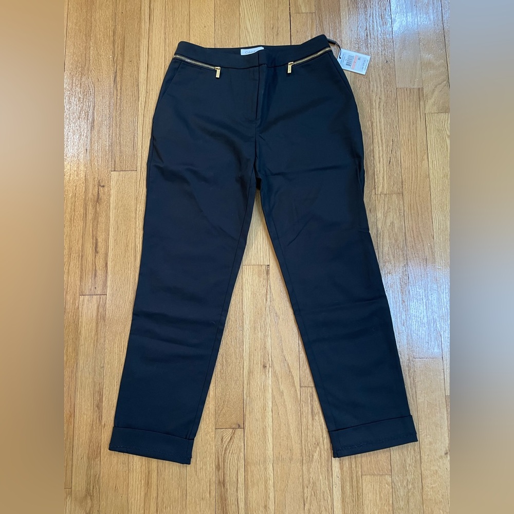 NEW Women’s Calvin Klein Modern Essentials Black Trousers ✨NEW W/ TAGS✨